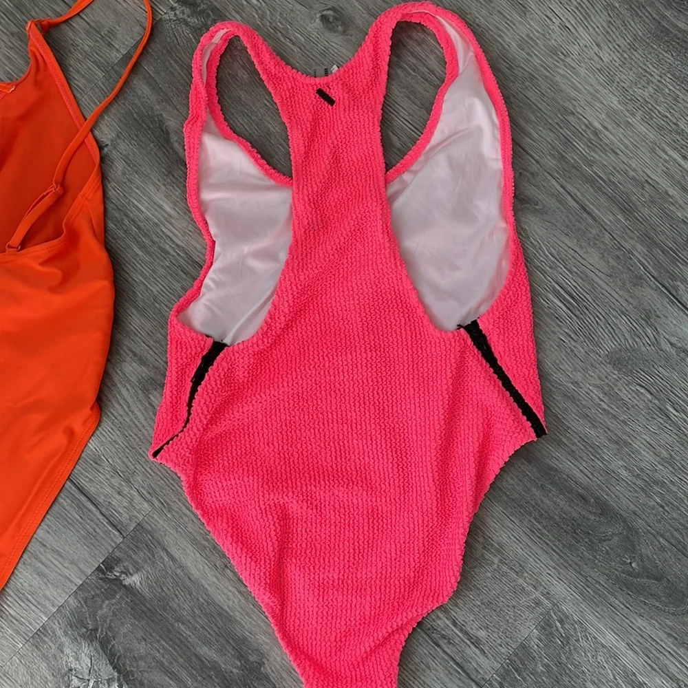 2/$20 Orange Betty Jade Pink VOLCOM both Size Mediums Clean Good Condition🍊💕 - Picture 7 of 11
